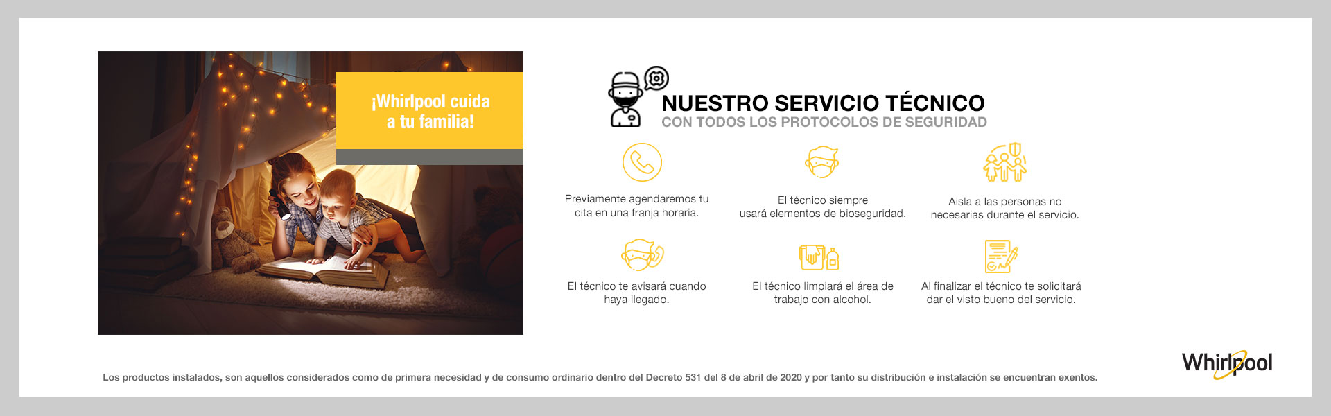 servicio y soporte whirlpool